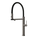 Gessi 316 Flessa rubinetto cucina semi professionale con canna girevole e doppio getto 60210